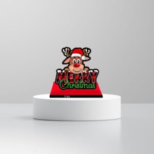 charming 5.5 inch santa claus sleigh table decor