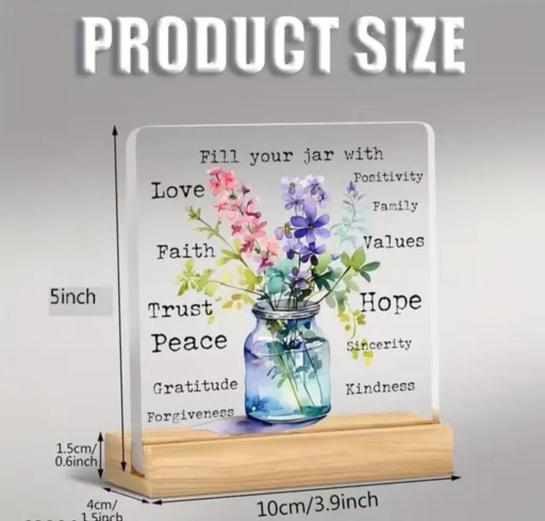 aesthetic-desk-decor-acrylic-sign-lifestyle-shot together forever gold mirror keepsake personalized couple gift (2.5")